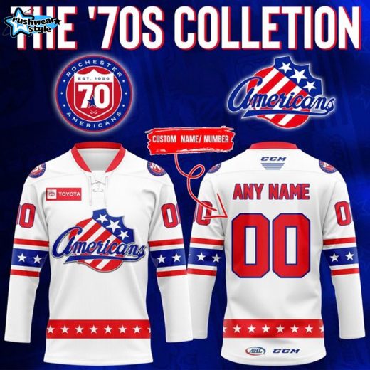 Rochester Americans ''The '70s Colletion'' Jersey