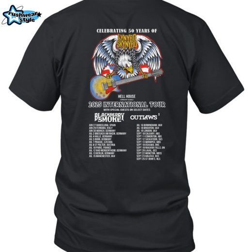 Round neck T-Shirt Unisex - 2SD - 001 Lynyrd Skynyrd BK-Unisex T-Shirt