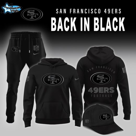 San Francisco 49ers 2025 Back In Black Limited Edition Hoodie