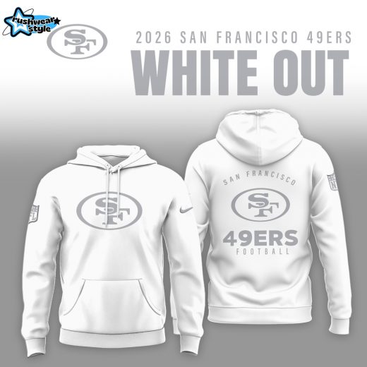 San Francisco 49ers 2026 White Out Limited Edition Hoodie