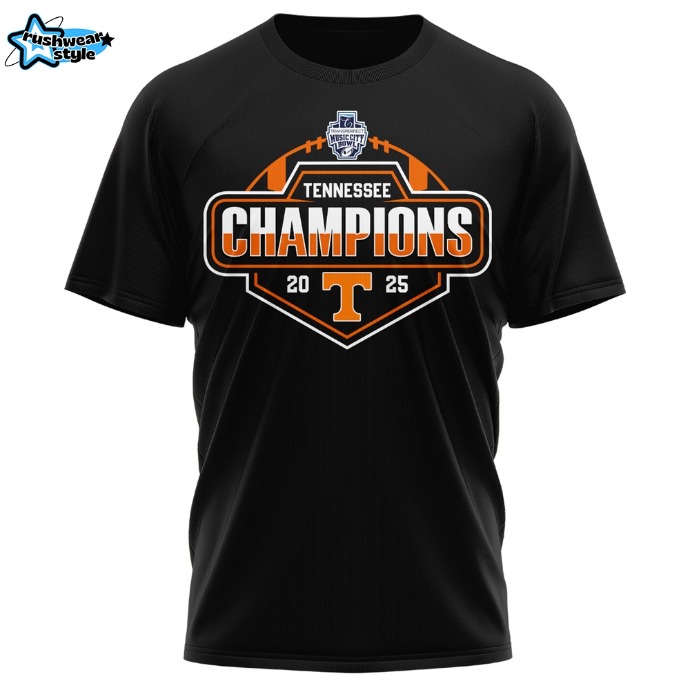 Tennessee Volunteers – Music City Bowl Champions T-shirt Tennessee Volunteers – Music City Bowl Champions T-shirt