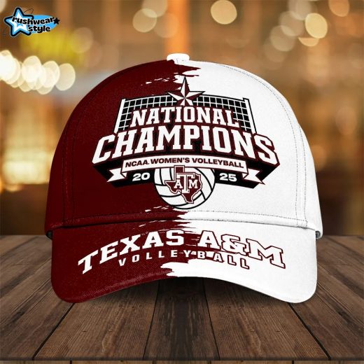 Texas A&M Aggies Women’s 2025 Volleyball National Champions Classic Cap