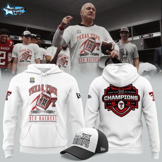 Texas Tech Football 2025 Big 12 Championship New Hoodie (adults and children)