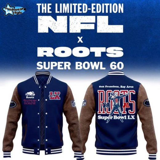 The NFL Canada x Roots collection Varsity Jacket