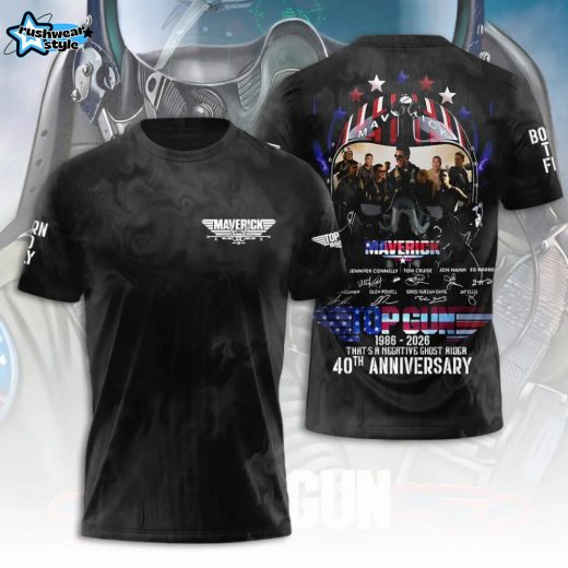 Top Gun 40th Anniversary 2026 3D Apparel