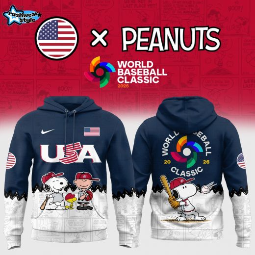 USA Baseball x Peanut 2026 World Baseball Classic Hoodie