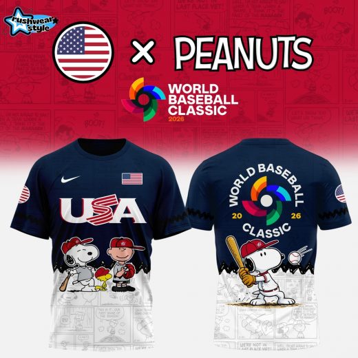 USA Baseball x Peanut 2026 World Baseball Classic Tshirt