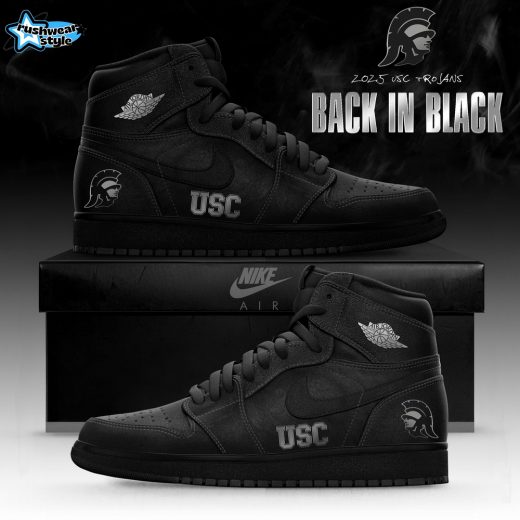 USC Trojans ‘Back in Black’ 2025 Special Edition AJ1 Sneakers