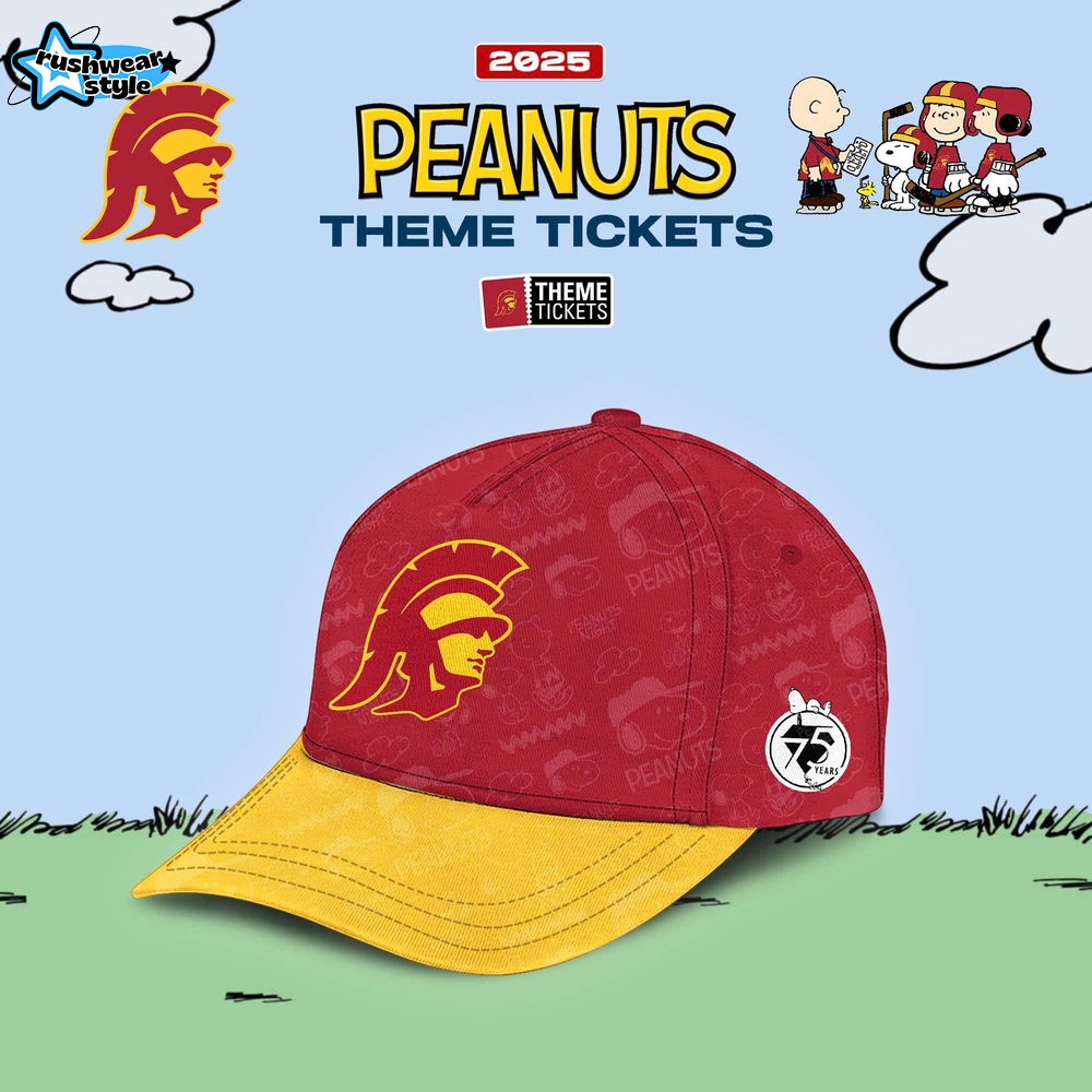 USC Trojans x 75th Anniversary Of Peanuts 2025 Hoodie USC Trojans x 75th Anniversary Of Peanuts 2025 Hoodie