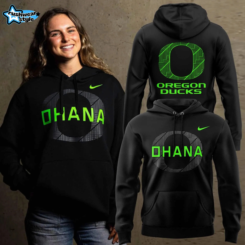 Unisex Nike Black Oregon Ducks Ohana Pullover Hoodie Unisex Nike Black Oregon Ducks Ohana Pullover Hoodie