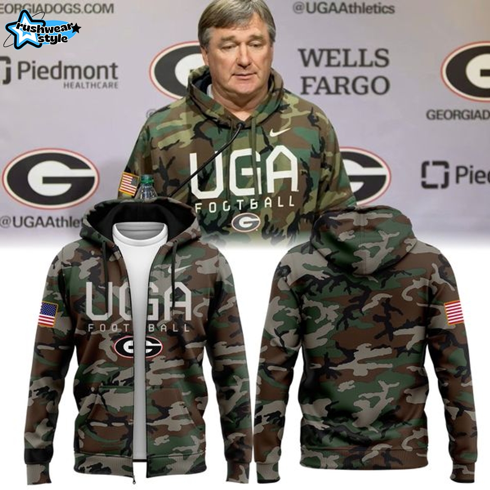 Unisex Nike Camo Georgia Bulldogs UGA Football Zip Hoodie Unisex Nike Camo Georgia Bulldogs UGA Football Zip Hoodie