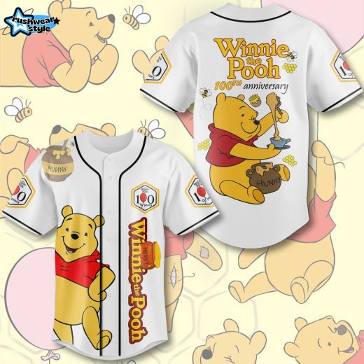 Winnie-the-Pooh 100th Anniversary Baseball Jersey
