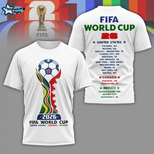 World Cup 2026 | Premium 3D Shirt - White