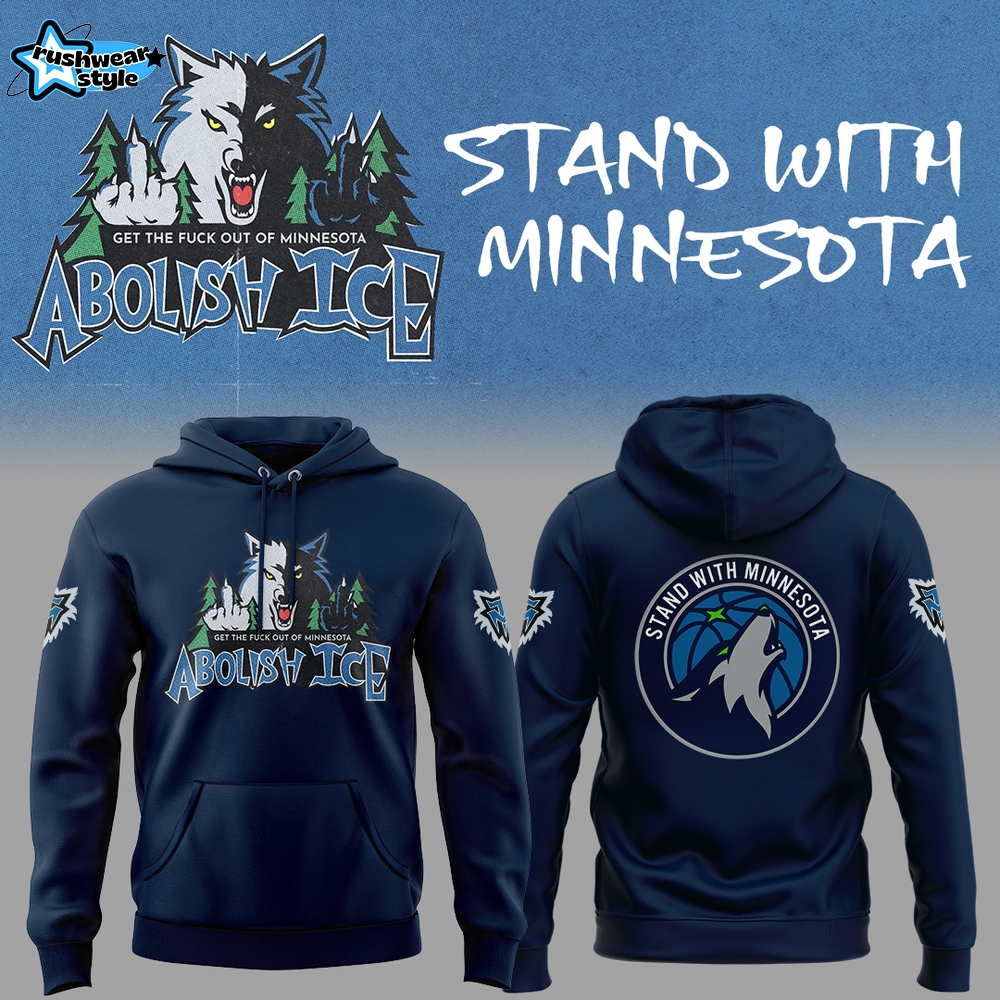 Abolish Ice Stand With Minnesota Black Pullover Hoodie Abolish Ice Stand With Minnesota Black Pullover Hoodie