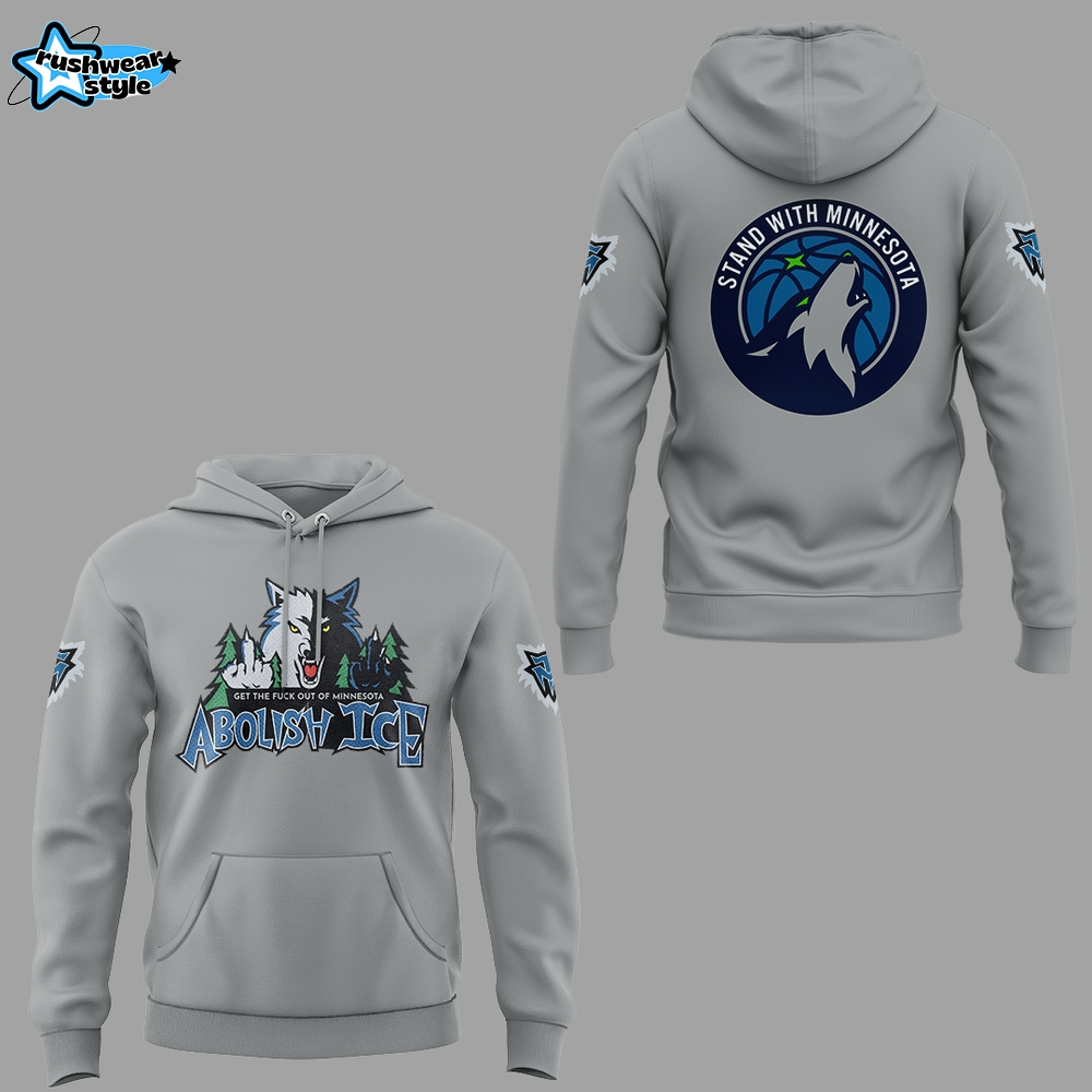 Abolish Ice Stand With Minnesota Grey Pullover Hoodie Abolish Ice Stand With Minnesota Grey Pullover Hoodie