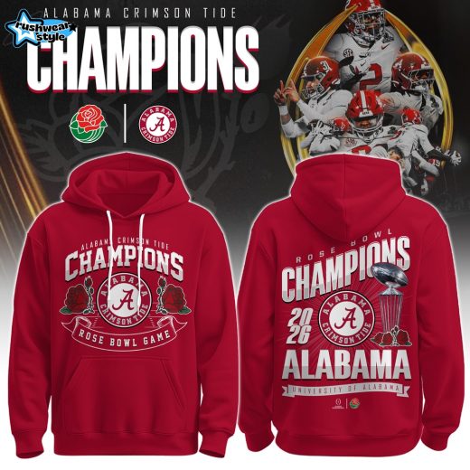 Alabama Crimson Tide – Rose Bowl Champions Hoodie