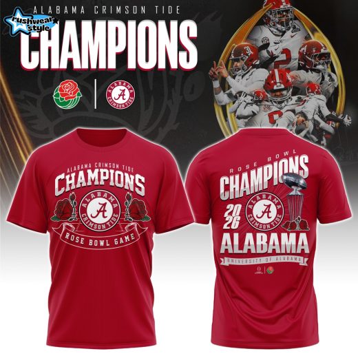 Alabama Crimson Tide – Rose Bowl Champions T-shirt