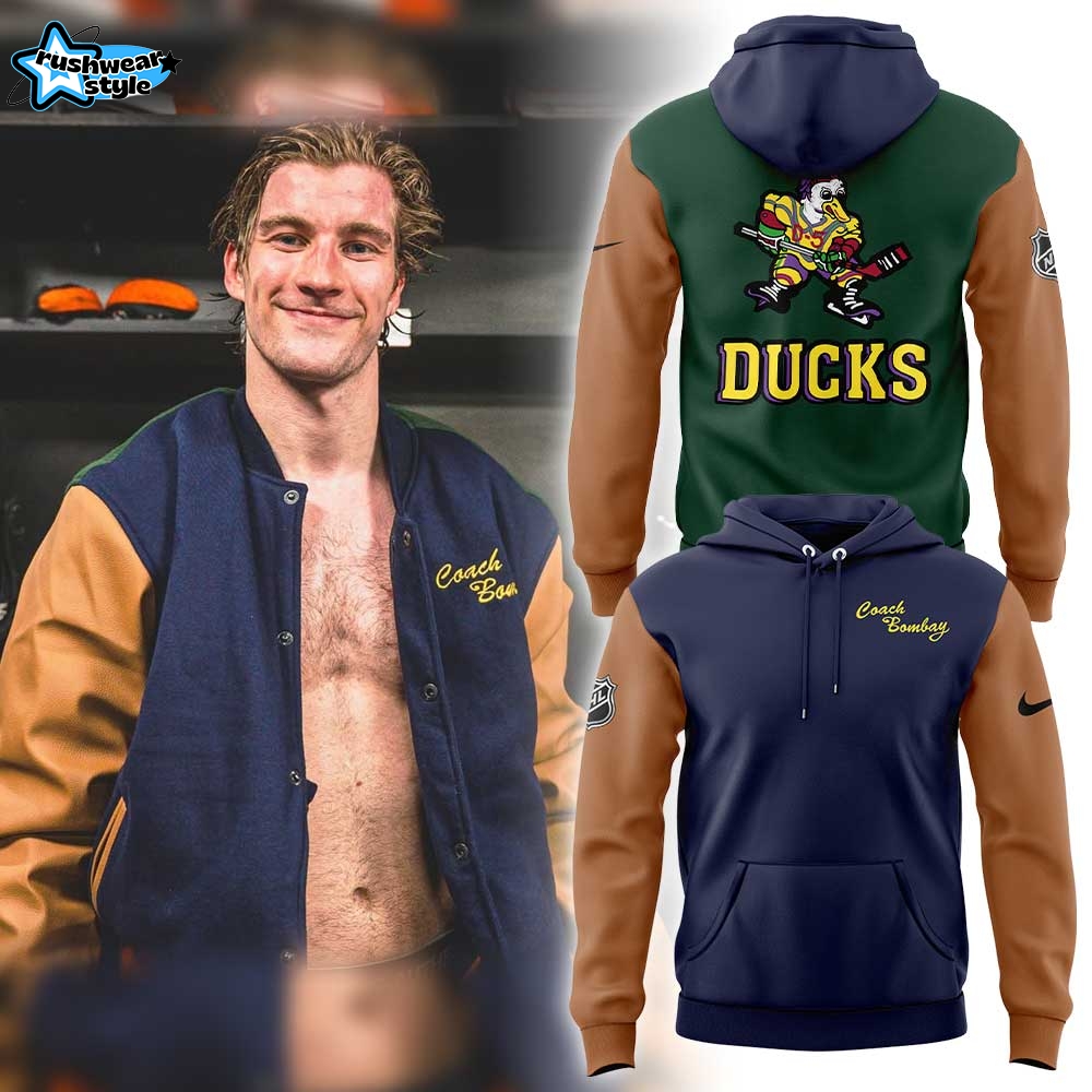 Anaheim Ducks Gordon Bombay The Mighty Ducks Classic Hoodie Anaheim Ducks Gordon Bombay The Mighty Ducks Classic Hoodie