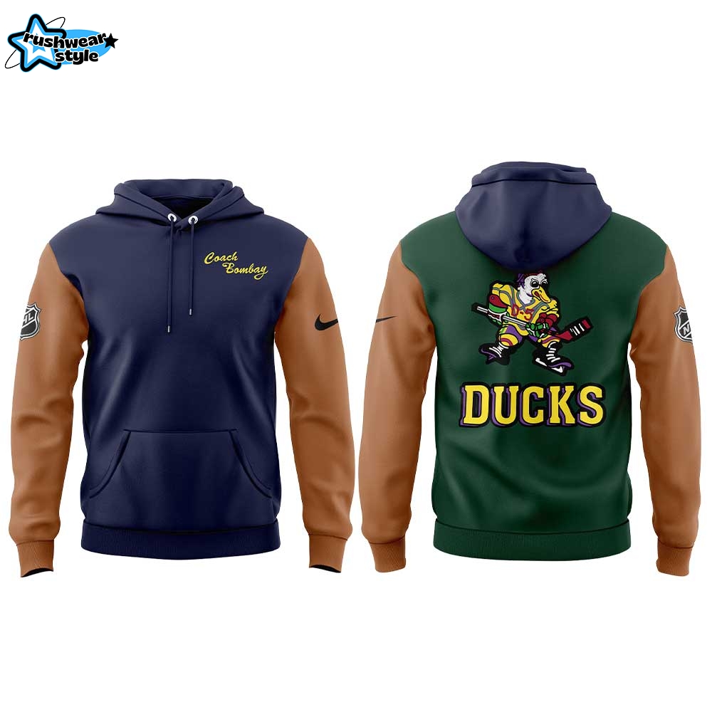 Anaheim Ducks Gordon Bombay The Mighty Ducks Classic Hoodie Anaheim Ducks Gordon Bombay The Mighty Ducks Classic Hoodie