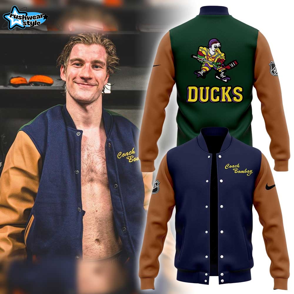 Anaheim Ducks Gordon Bombay The Mighty Ducks Vintage Jacket Anaheim Ducks Gordon Bombay The Mighty Ducks Vintage Jacket
