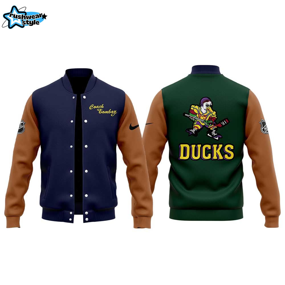 Anaheim Ducks Gordon Bombay The Mighty Ducks Vintage Jacket Anaheim Ducks Gordon Bombay The Mighty Ducks Vintage Jacket