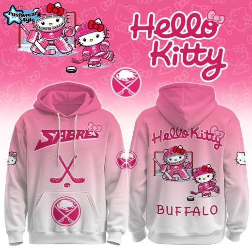BUF Sabres Special Hello Kitty Limited Edition Hoodie