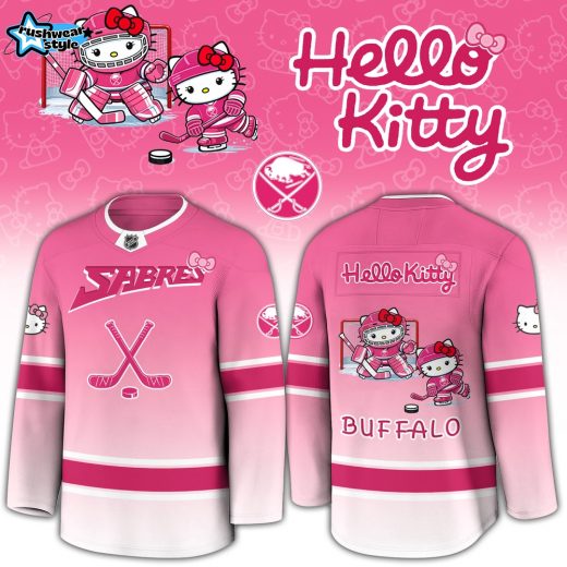 BUF Sabres Special Hello Kitty Limited Edition Jersey
