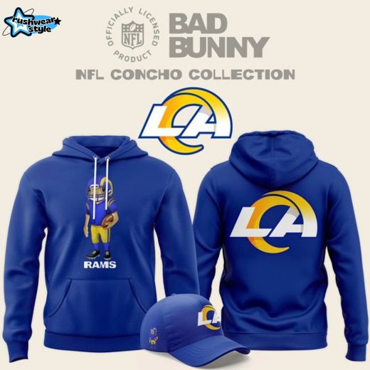 Bad Bunny x Los Angeles Rams Concho Style Hoodie