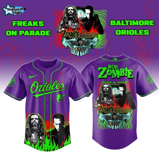 Baltimore Orioles x Freaks On Parade Tour 2026 Colab Jersey Limited Edition