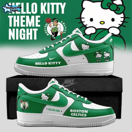 Boston Celtics x Hello Kitty Night 2026 Special Edition AF1 Sneakers