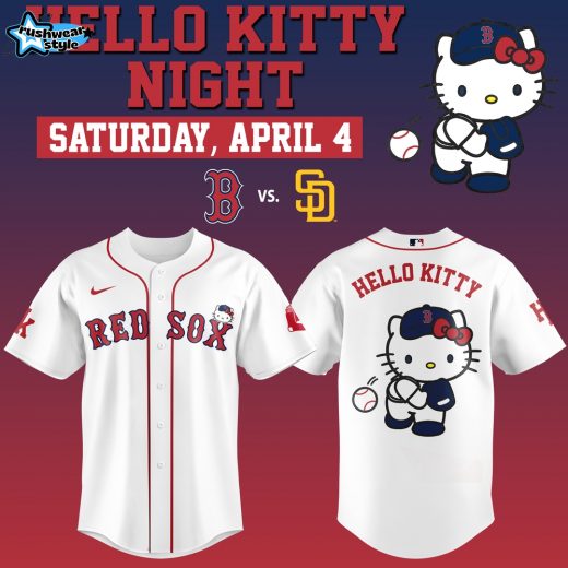 Boston Red Sox Hello Kitty Night Limited Edition Baseball Jersey