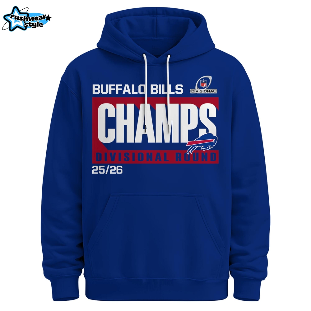 Buffalo Bills Divisional Round Champions 2025-26 Hoodie Limited Editions Buffalo Bills Divisional Round Champions 2025-26 Hoodie Limited Editions