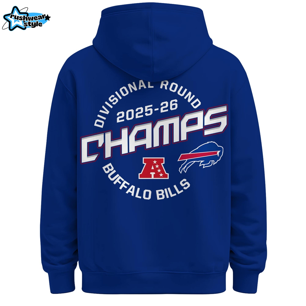 Buffalo Bills Divisional Round Champions 2025-26 Hoodie Limited Editions Buffalo Bills Divisional Round Champions 2025-26 Hoodie Limited Editions