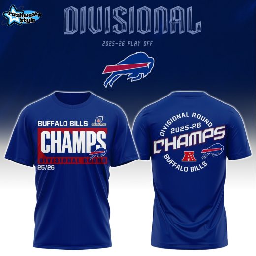 Buffalo Bills Divisional Round Champions 2025-26  T-shirt