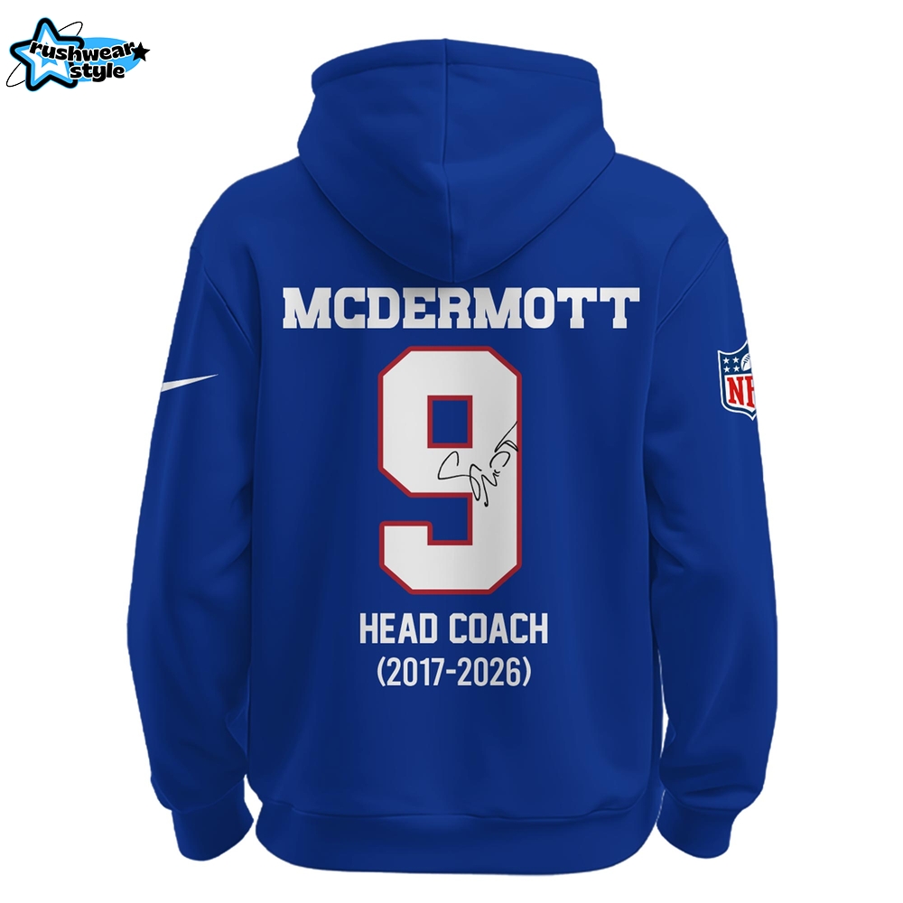 Buffalo Bills x Thank You Coach McDermott Hoodie Buffalo Bills x Thank You Coach McDermott Hoodie
