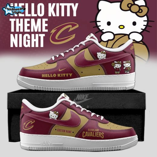 Cleveland Cavaliers x Hello Kitty Night 2026 Special Edition AF1 Sneakers