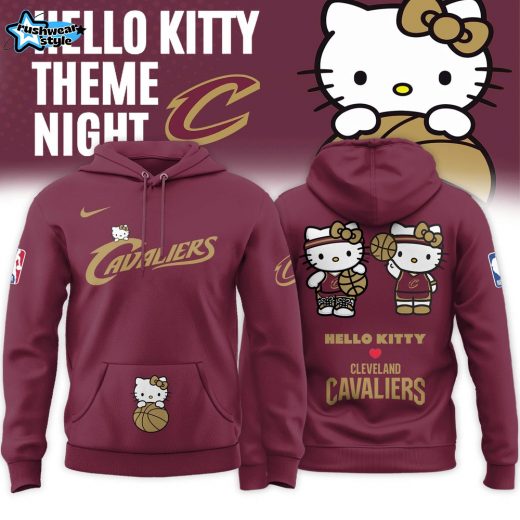 Cleveland Cavaliers x Hello Kitty Night 2026 Special Edition Hoodie