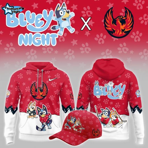 Coachella Valley Firebirds Bluey Night Game Limited Hoodie