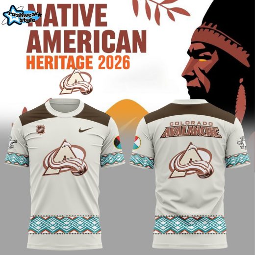 Colorado Avalanche Native American Heritage Night 2026 Combo Shirt