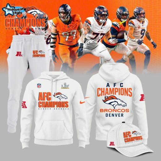 Denver Broncos AFC Champions Limited Edition Hoodie