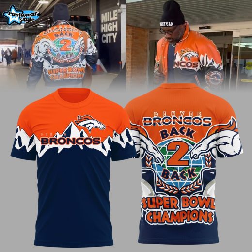 Denver Broncos “Back 2 Back” Super Bowl Champions Limited Edition Shirt