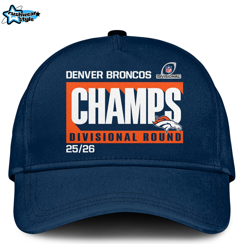 Denver Broncos Divisional Round 2025-2026 Champions Hoodie Limited Editions Denver Broncos Divisional Round 2025-2026 Champions Hoodie Limited Editions