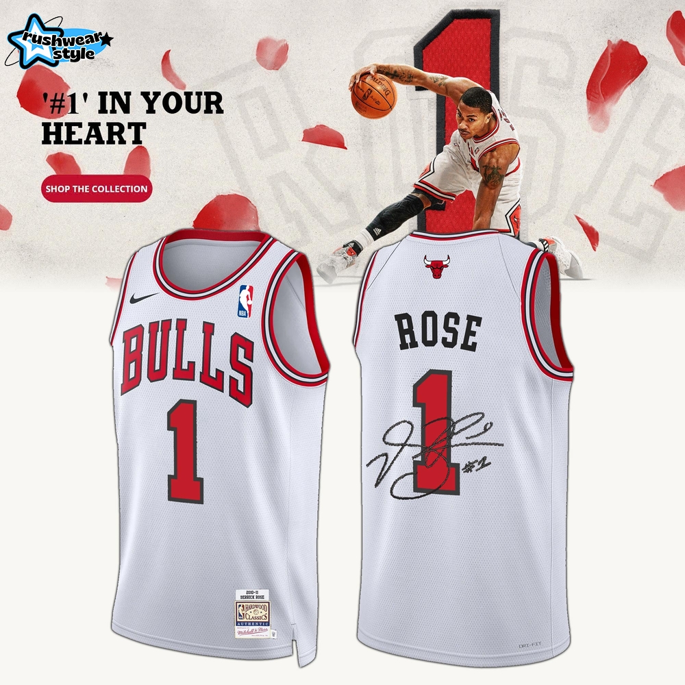 Derrick Rose “In Your Heart” Bulls Legacy Signature Jersey Limited 2026 Derrick Rose “In Your Heart” Bulls Legacy Signature Jersey Limited 2026
