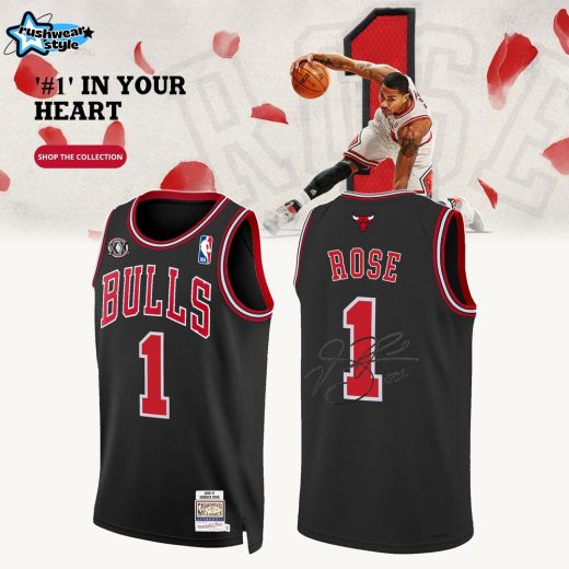 Derrick Rose “In Your Heart” Chicago Bulls Signature Jersey 2026 Limited Edition