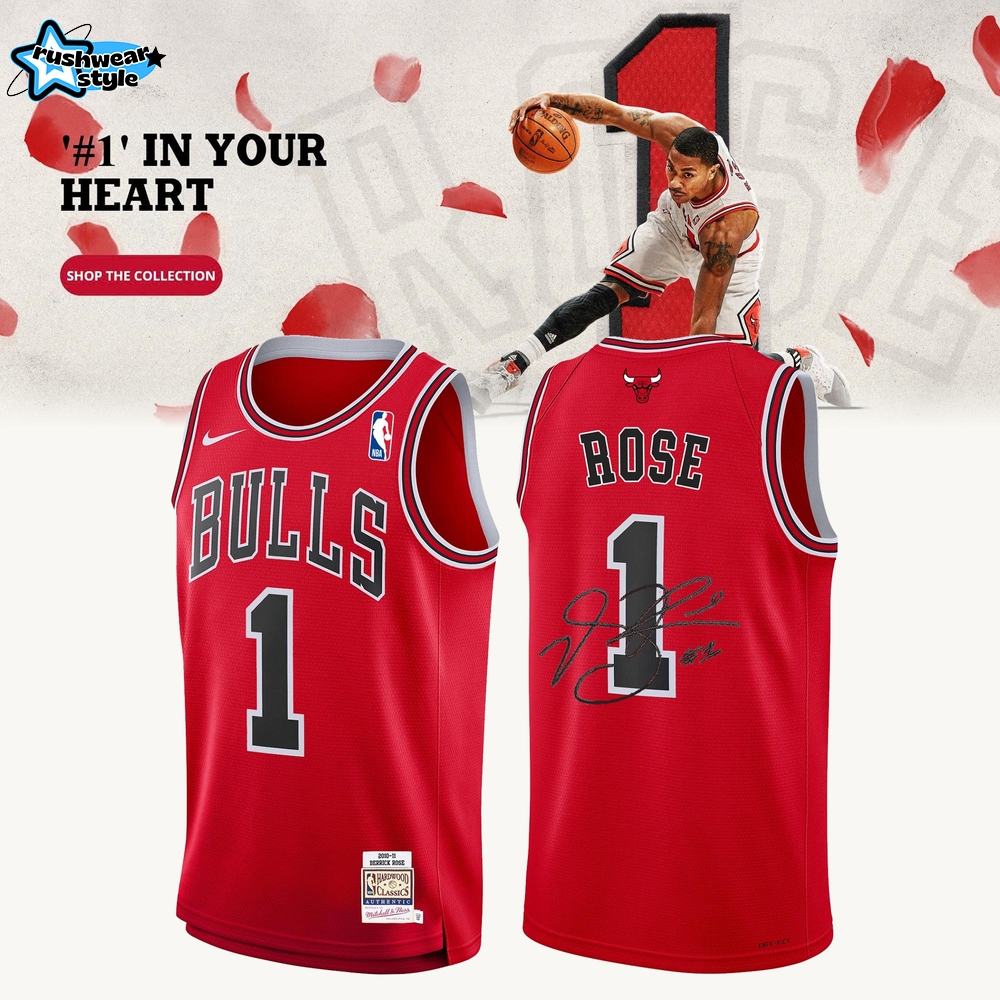 Derrick Rose “In Your Heart” Chicago Bulls Tribute Jersey – 2026 Edition Derrick Rose “In Your Heart” Chicago Bulls Tribute Jersey – 2026 Edition