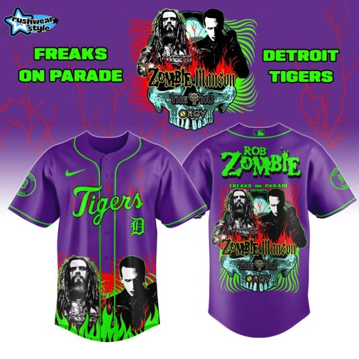 Detroit Tigers x Freaks On Parade Tour 2026 Colab Jersey Limited Edition