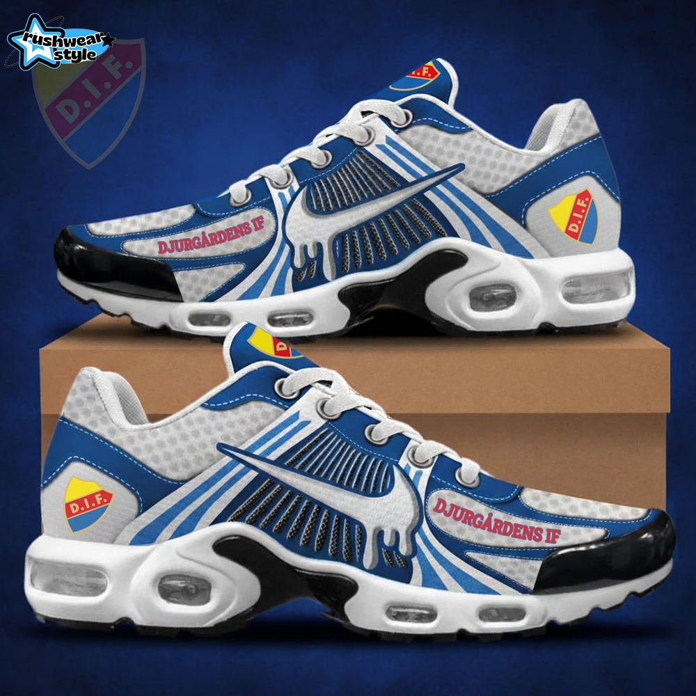 Djurgårdens IF Air Max Plus Custom Sneakers – New Version With Your Name Djurgårdens IF Air Max Plus Custom Sneakers – New Version With Your Name