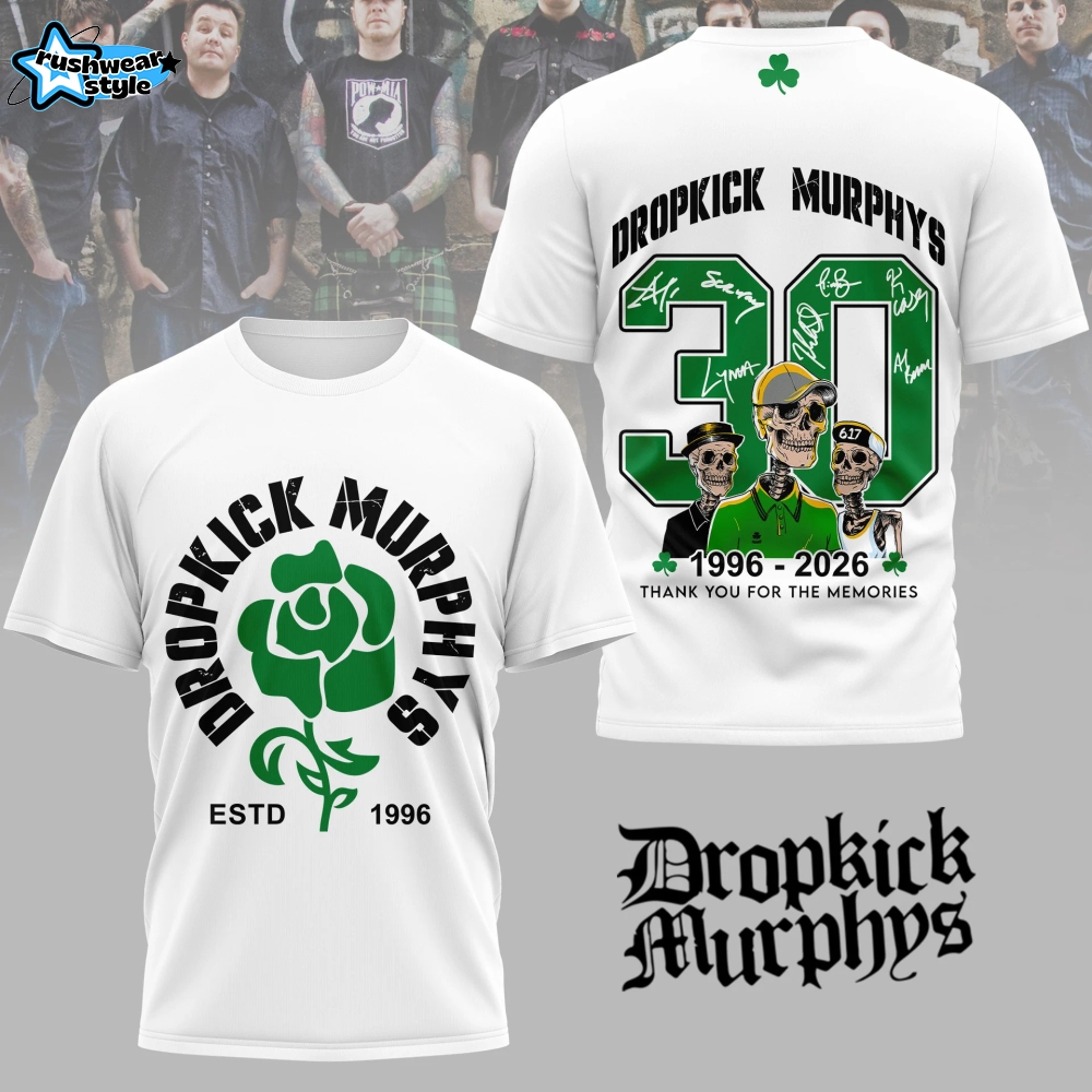 Dropkick Murphys 2026 Limited Edition Shirt Dropkick Murphys 2026 Limited Edition Shirt
