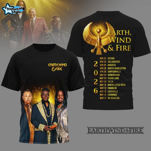Earth, Wind & Fire 2026 Spring Tour T-shirt