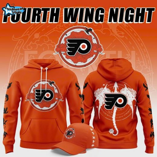 Exclusive Philadelphia Flyers 2026 Fourth Wing Night Hoodie